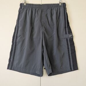 Nike Men's Board Shorts Size XL Gray Black